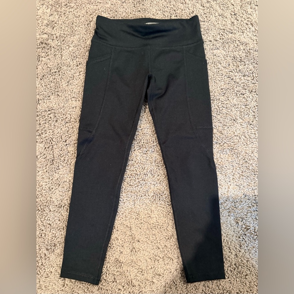 Athletic Works Black Kids Performance Leggings